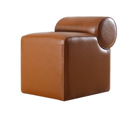 Atelier Del Sofa Rohin Deri Puf - Marrón